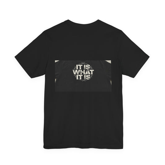 Barbed Wire Streetwear Tee - back print detail, grunge style unisex tee