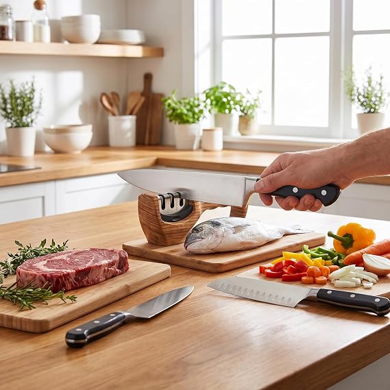Nova Vibes 3-Stage Handheld Knife Sharpener