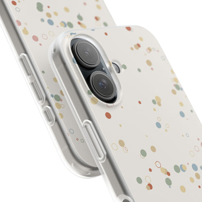 Pastel Confetti Phone Case – Aesthetic Dot Print Cover for iPhone & Samsung