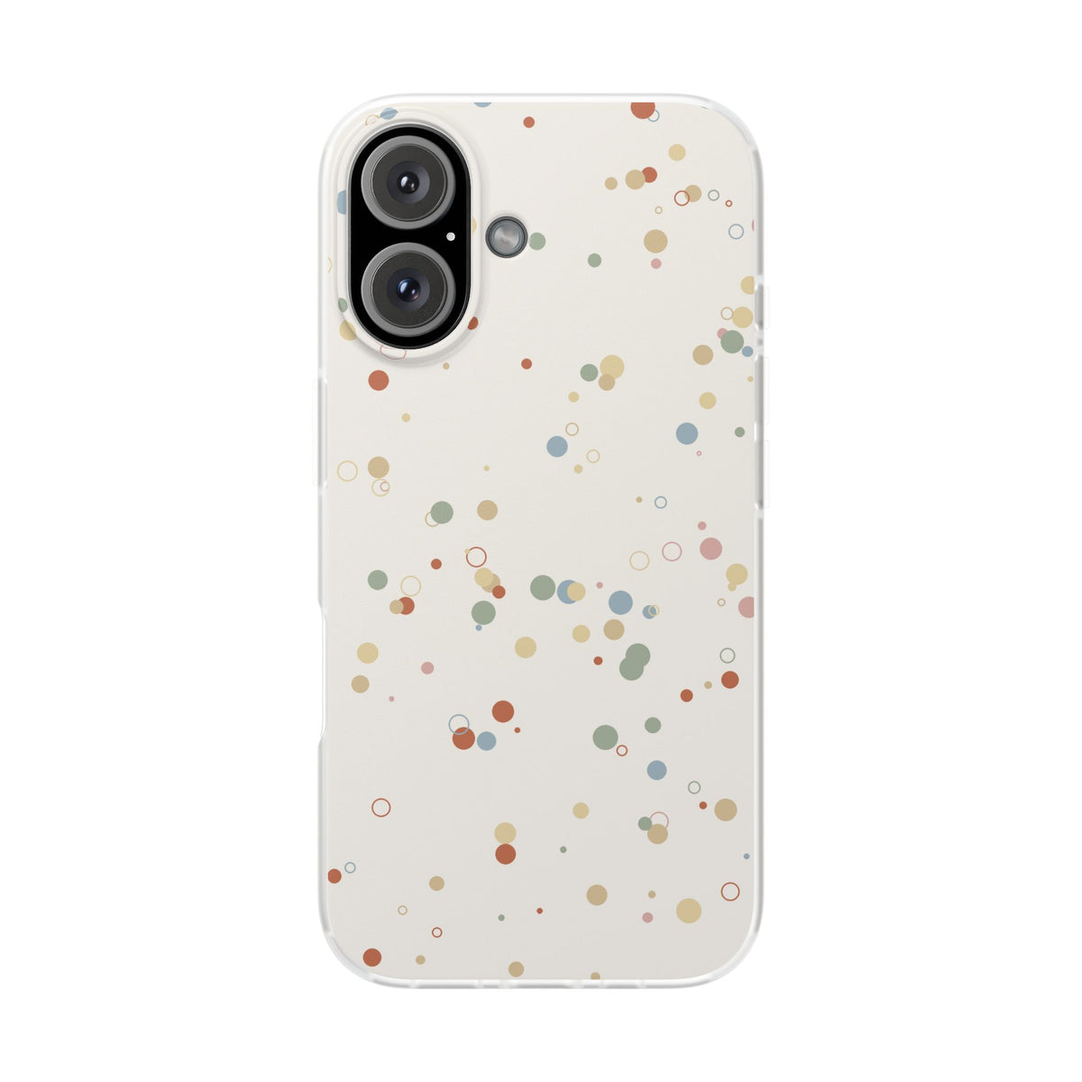 Pastel Confetti Phone Case - aesthetic dot print cover for iPhone and Samsung
