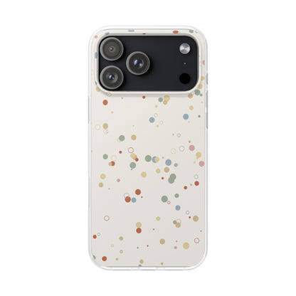 Pastel Confetti Phone Case – Aesthetic Dot Print Cover for iPhone & Samsung