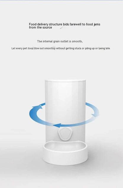 Automatic Pet Water Fountain - in use with cat