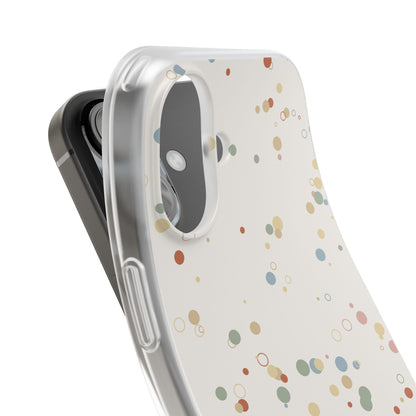 Pastel Confetti Phone Case – Aesthetic Dot Print Cover for iPhone & Samsung