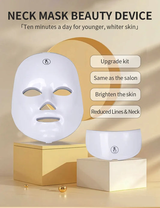 7-Color LED Facial Mask - front view