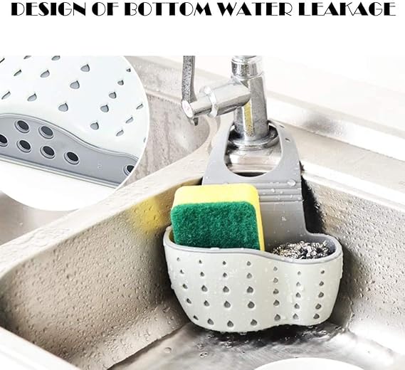 SKY-TOUCH Kitchen Sink Shelf, Sink Storage Basket
