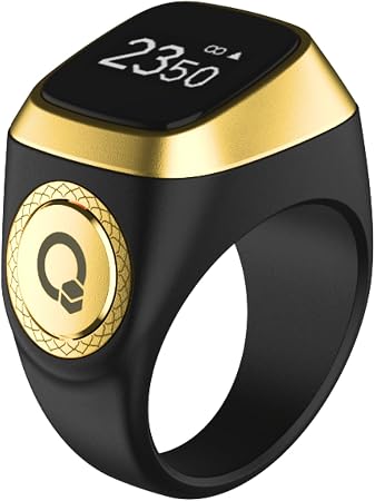 iQIBLA Smart Tasbih Zikr Ring- Muslim Prayer- Prayer timing reminder
