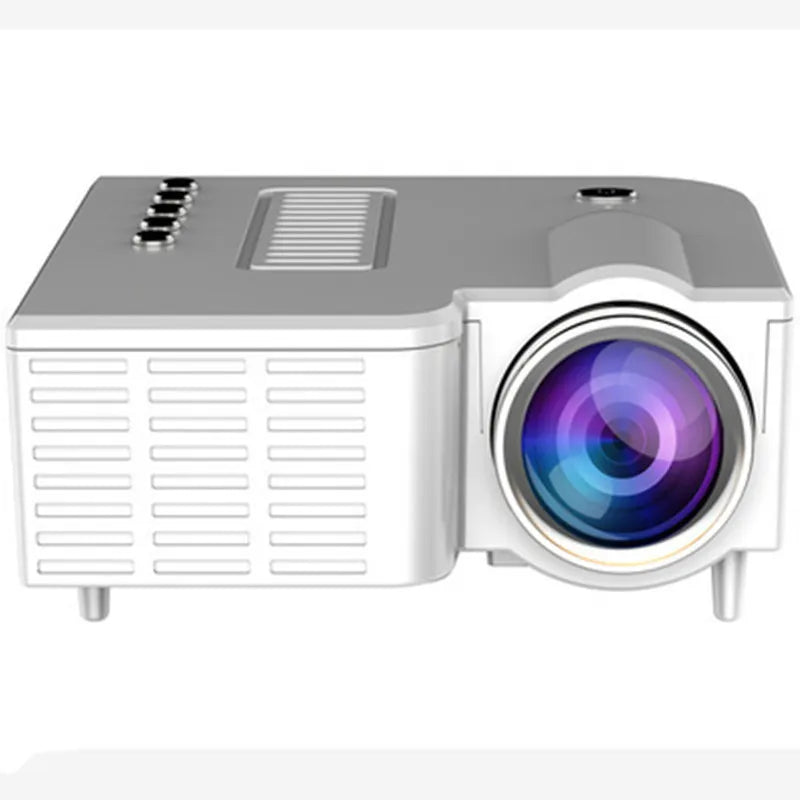 Mini Portable Projector - in use