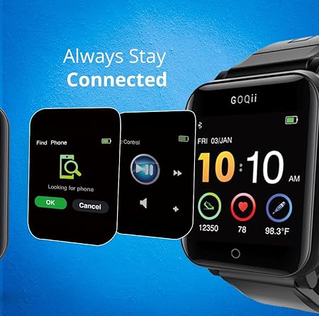 Goqii Smart Vital Fitness Spo2, Body Temperature