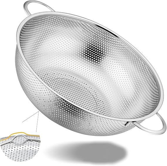 MOMENT Multipurpose Stainless Steel Colander 25CM Strainer Drainer