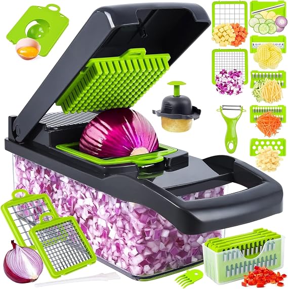 SNIFITAR Vegetable Chopper, Pro Onion Chopper, 14 in 1Multifunctional