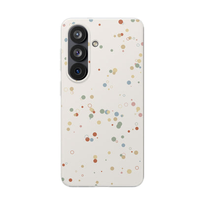 Pastel Confetti Phone Case – Aesthetic Dot Print Cover for iPhone & Samsung