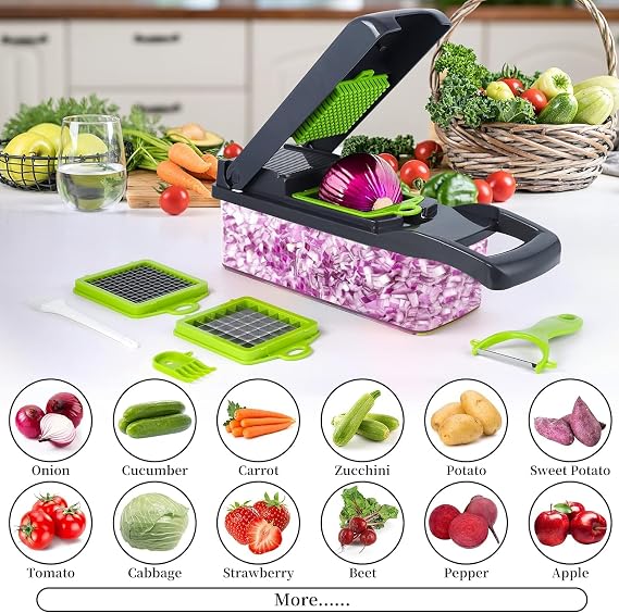 SNIFITAR Vegetable Chopper, Pro Onion Chopper, 14 in 1Multifunctional