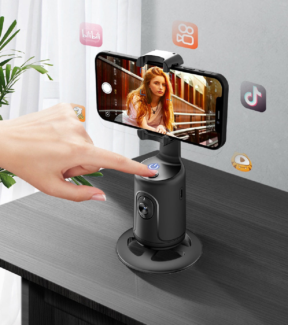 Gimbal tracking a person while filming