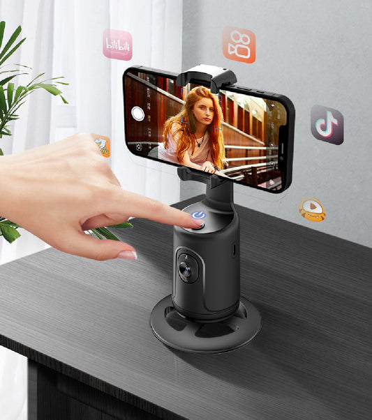 Gimbal tracking a person while filming