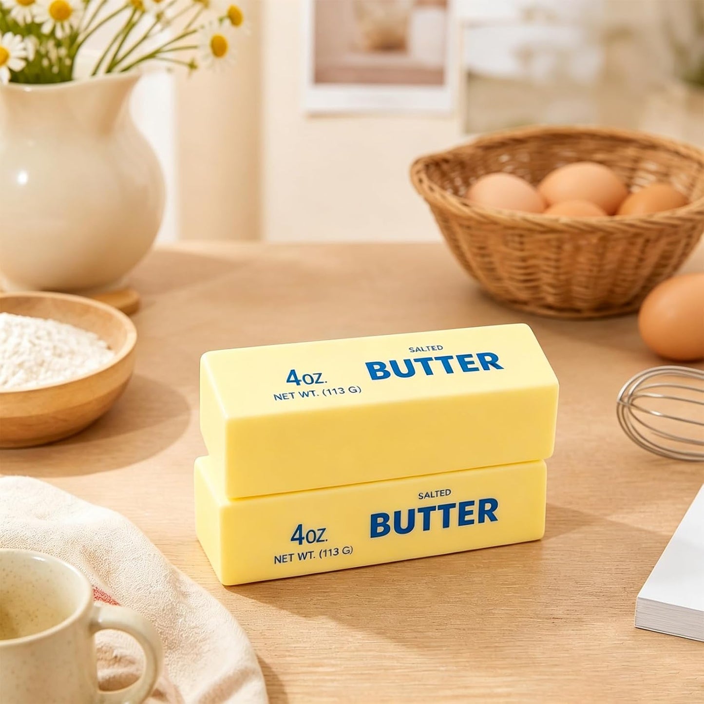 Giant Butter Squeeze Toy | Slow Rising Butter Stick Stress Reliever & Anxiety Relief Toy