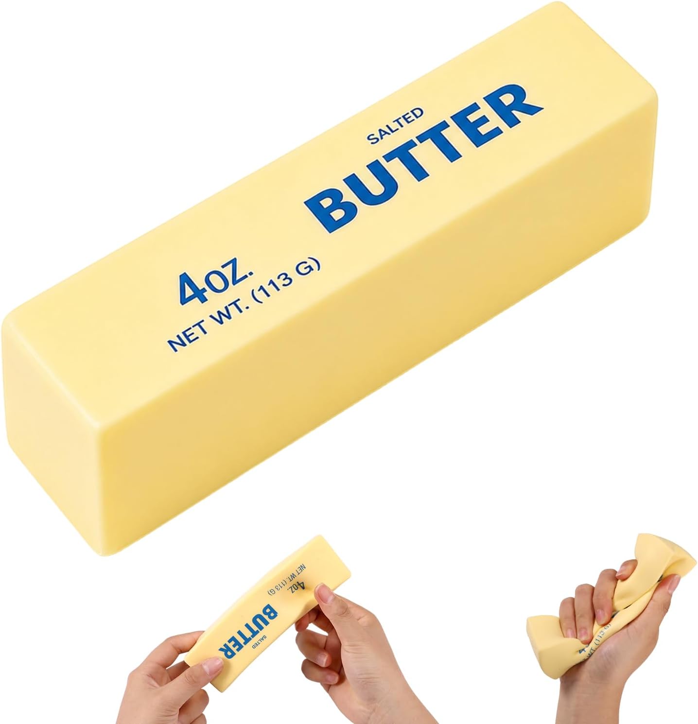 Giant Butter Squeeze Toy | Slow Rising Butter Stick Stress Reliever & Anxiety Relief Toy