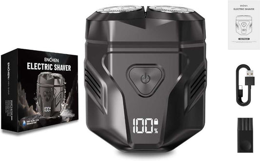 Waterproof rechargeable portable shaver for men